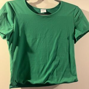 Green Women's Crop Top